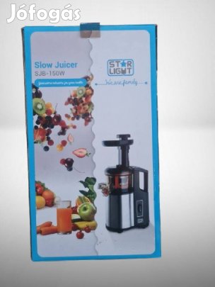 Star Light Sjb-150W slow juicer / gyümölcsprés (csigás) 150W, komplett