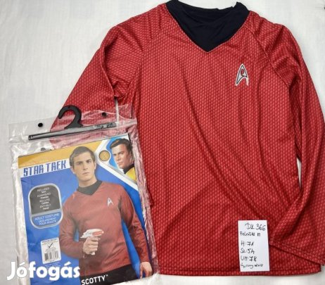 Star Trek jelmez, Scotty jelmez, felnőtt jelmez, új DK366