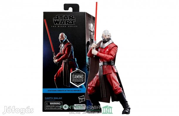 Star Wars 16-18cm Black Series Darth Malak levehető maszkos Sith