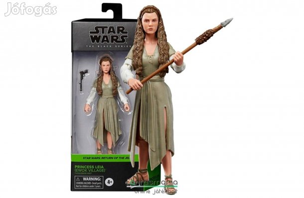 Star Wars 16-18cm-es Black Series Princess Leia Organa Ewok Village