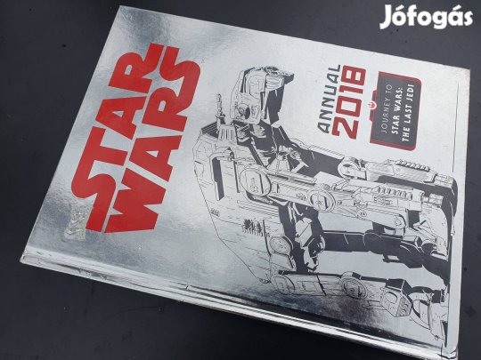Star Wars Annual 2018 +Darth Vader, Chewbacca plüss figura -22 cm, új