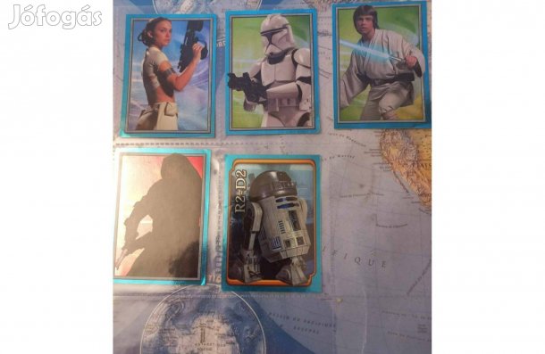 Star Wars Attack of the clones Merlin matricák 500 Ft/db
