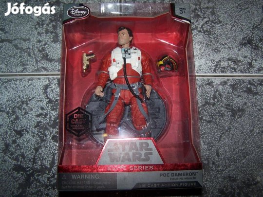 Star Wars Elite Series Poe Dameron 6,5 inch fém figura (új)