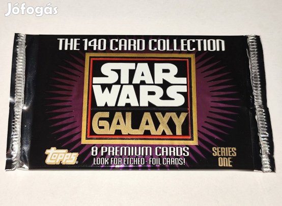 Star Wars Galaxy Series One Trading Cards bontatlan kártya csomagok
