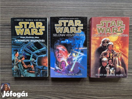 Star Wars Korélia trilógia 1-3. Valhalla Páholy Roger Macbride Allen
