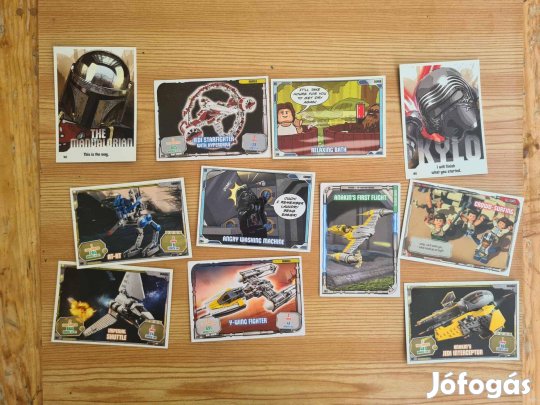 Star Wars Lego Trading Card Collection gyűjthető kártyák 27 db