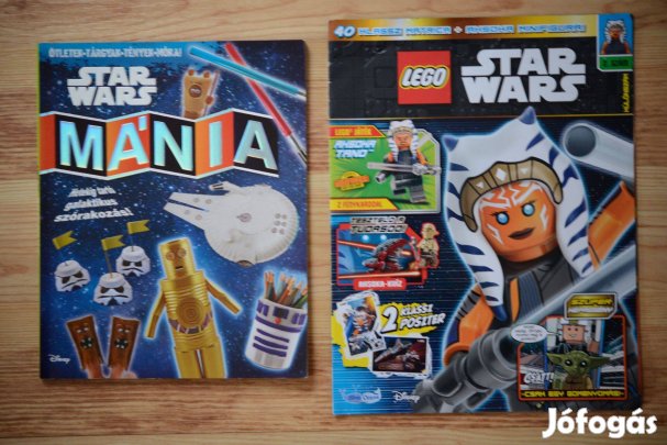 Star Wars Mánia könyv + Lego Star Wars újság