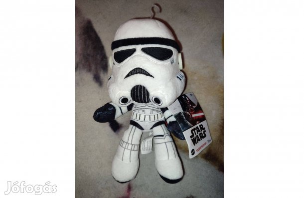 Star Wars Stormtropper eredeti plüss (új, címkés)