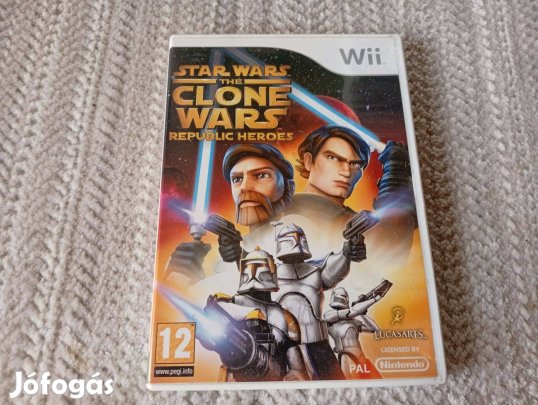 Star Wars The Clone Wars Republic Heroes eredeti Nintendo Wii játék