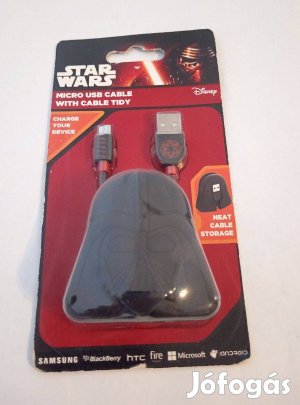 Star Wars USB Micro Adat és töltőkábel bontatlanul eladó!