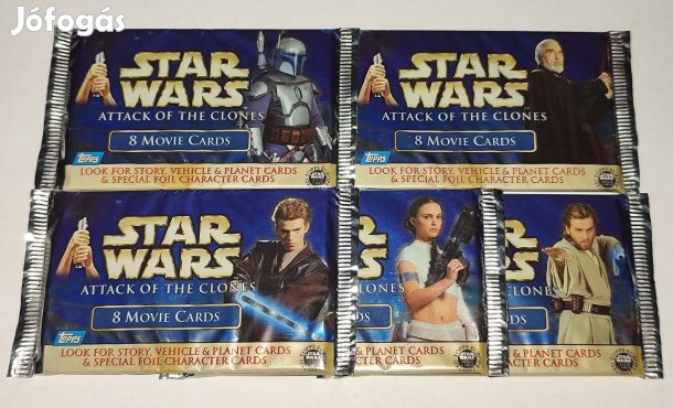 Star Wars: Episode II - Attack of the Clones kártya csomagok