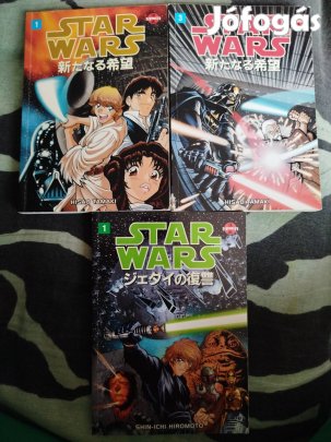Star Wars angol nyelvű mangák 3 db