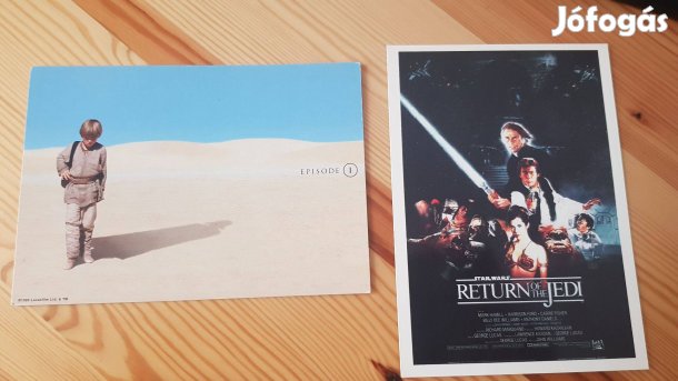 Star Wars-eméktárgyak, 2 db képeslap