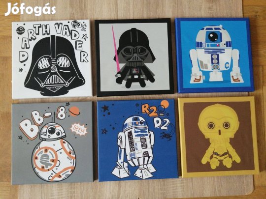 Star Wars fali vászonképek 6db