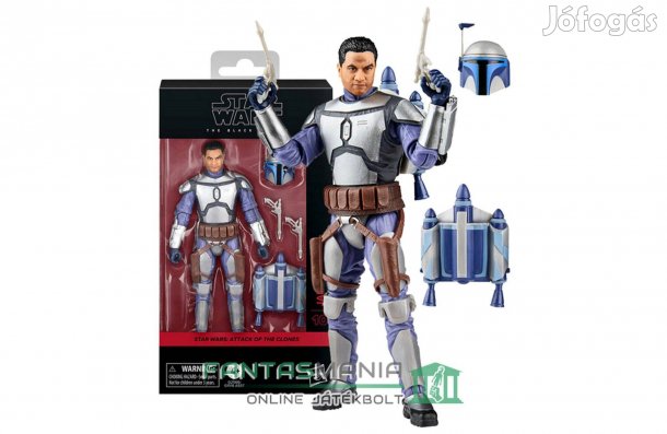 Star Wars figura 16-18cm Black Series Jango FETT Mandalorian fejvadász