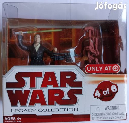 Star Wars figura. Joclad Danva Jedi mester és Battle Droid set