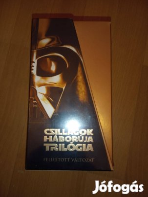 Star Wars trilógia VHS kazetta box