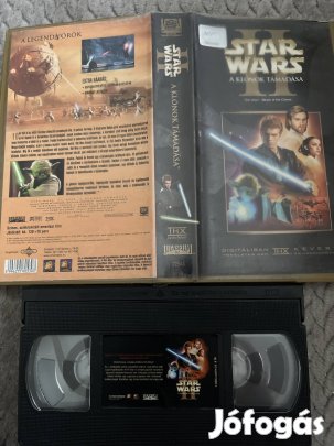 Star wars 2 a klónok támadása vhs kistok scifi