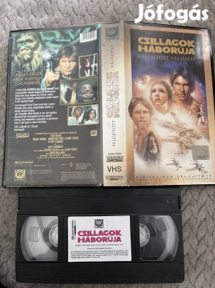 Star wars 4 csillagok háborúja vhs kistok scifi sárga