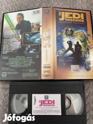 Star wars 6 a jedi visszatér scifi vhs kistok sárga