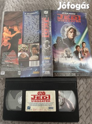 Star wars 6 a jedi visszatér vhs kistok scifi kék