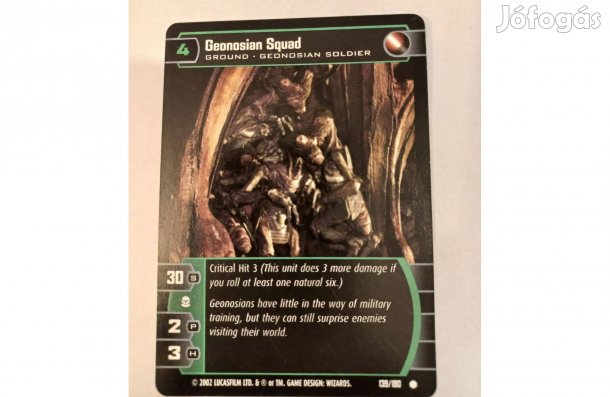 Star wars trading card game geonosian squad 139/180