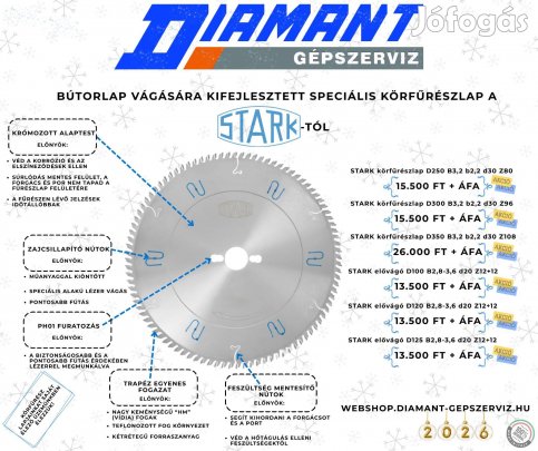 Stark körfűrészlap Újévi 2026 Akció