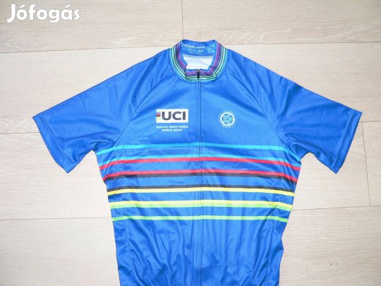 Starlight Apparel rövid ujjú végig cipzáras biciklis felső (S)