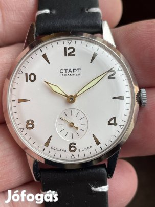 Start kézi húzós szovjet szerkezetes karóra 