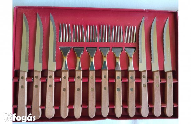 Steak evőeszköz készlet 12db-os