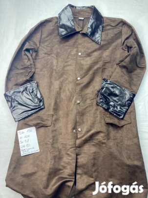 Steampunk jelmez, Barna kabát, felnőtt kabát, felnőtt jelmez DK156