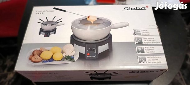 Steba FO1.2 Prémium Kerámia Fondü Új! (Sajt/Csoki)