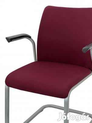 Steelcase Eastside tárgyalószék, piros színű - használt szék