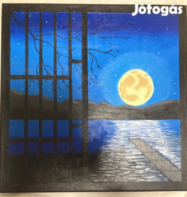 Stég a lemenő nap fényénél