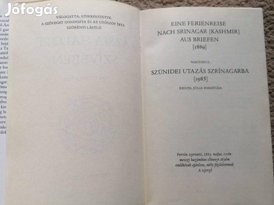 Steiner Aurél:Ázsia halott szívében c. könyv