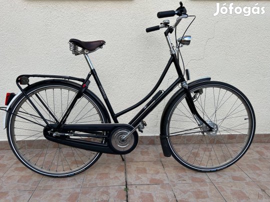 Steinweg-Batavus Holland női városi kerékpár Brooks