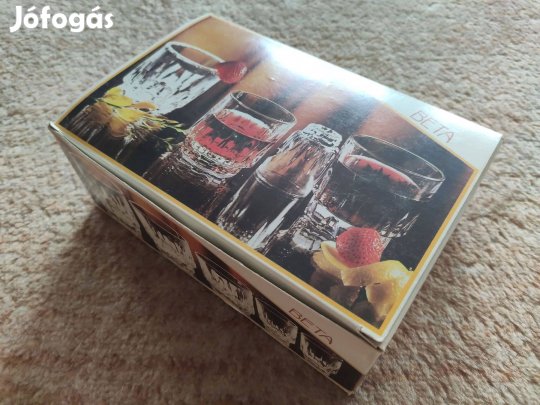 Steklarna Hrastnik 6 darabos prémium üveg pohár készlet