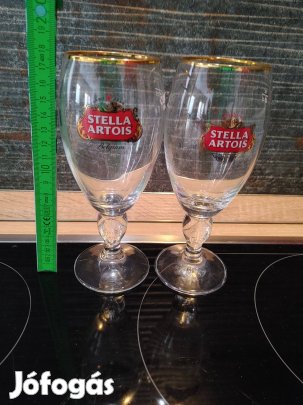 Stella Artois sörös pohár párban