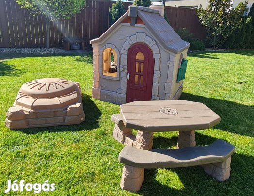 Step2 játszóház, homokozó, piknik asztal