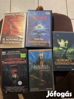 Stephen King kukorica gyermekei 1-5 vhs pakk horror