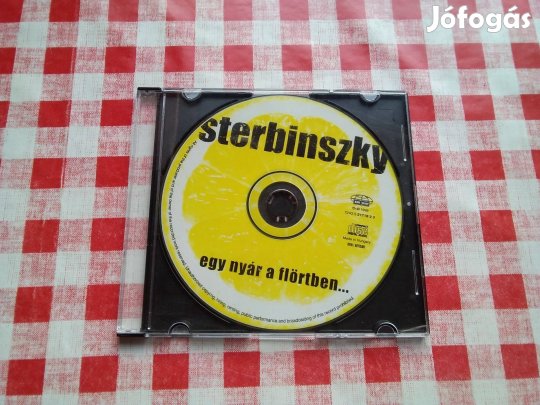 Sterbinszky egy nyár a flörtben. cd lemez house újszerű tok nélkül