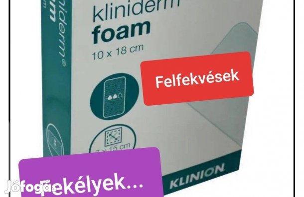 Steril HAB.kötszer - Kliniderm 10x18cm