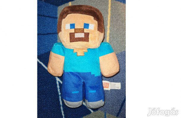 Steve Minecraft eredeti plüss (23 cm)