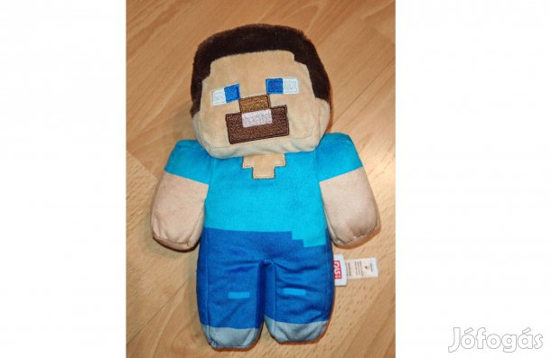 Steve Minecraft eredeti plüss figura