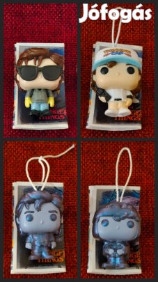 Steve és Dustin Figurák - 4db-os szett (Funko Pop x Kinder Joy)
