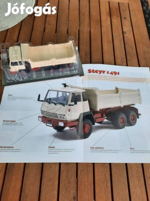 Steyr 1491 billencs teherautó 1/43 Deagostini Bontatlan