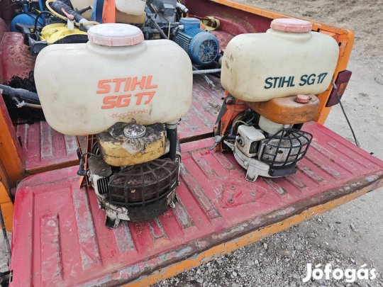 Stihl sg17 benzines háti permetezö lombfuvó alkatrésznek