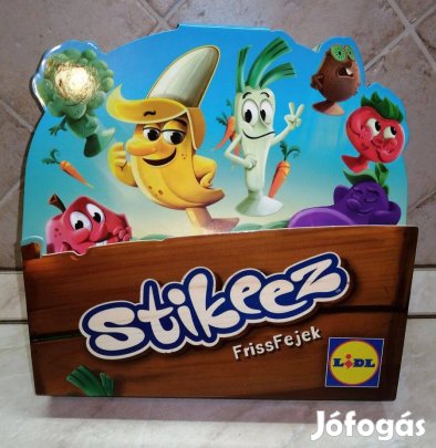 Stikeez Friss Fejek, gyűjtődobozzal