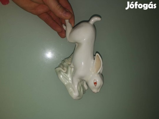 Stipo Dorohoi Nyúl porcelán figura 