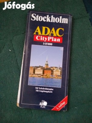 Stockholm várostérkép / ADAC 1:15000